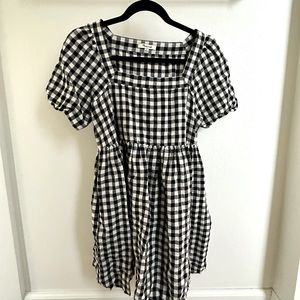 Madewell Gingham Dress size S
